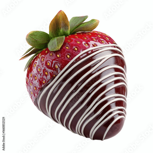 Chocolate Covered Strawberry with White Chocolate