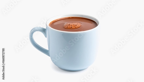 Wallpaper Mural Delightful instant hot chocolate in a cozy cup perfectly presented on clean white background for quick comfort Torontodigital.ca