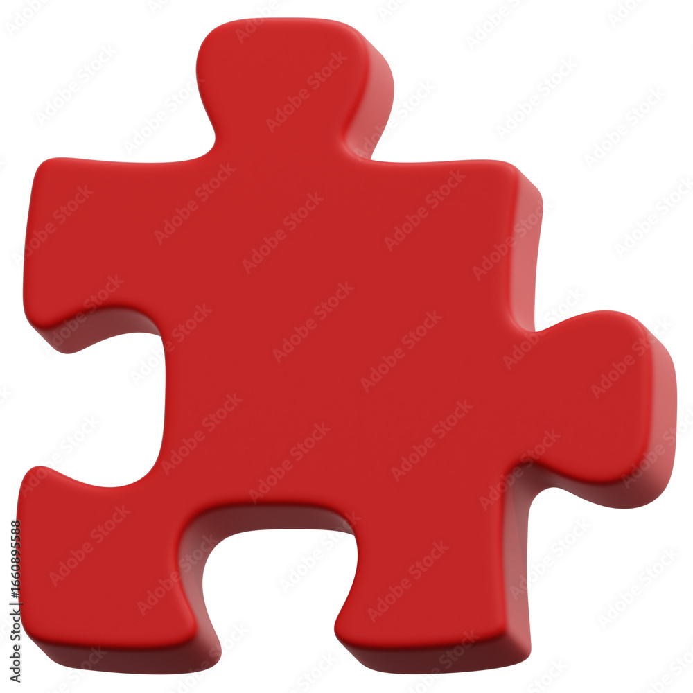 Obraz premium 3D Jigsaw Puzzle Icon