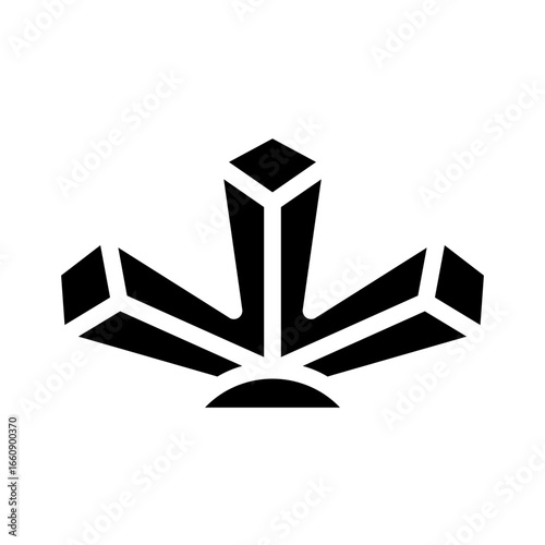 gem glyph icon