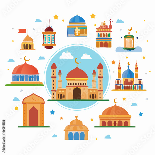 Islamic Architecture Collection: Mosques and Lanterns
