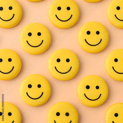 set of smileys