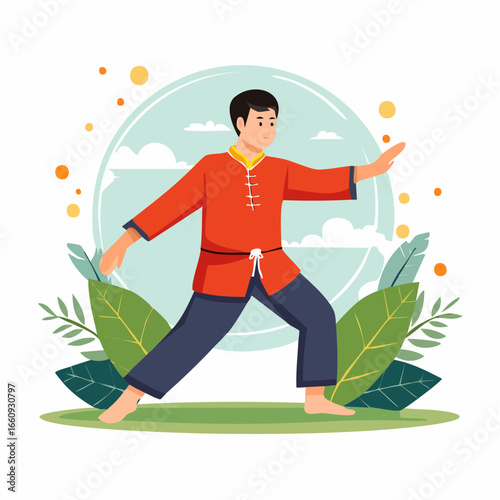 Tai Chi Practice: Serene Balance in Nature