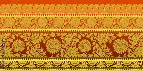 beautiful graphic saree design and this sari design is in Indian style which is for textile fashion industry and it can be used as wallpaper backdrop and website bg this style is originated in india