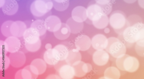 Abstract Bokeh Background with Pink and Purple Gradient