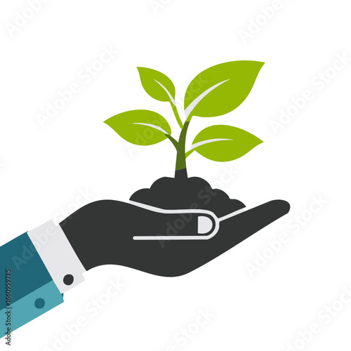 Tree on hand, better world, saving world, eco earth