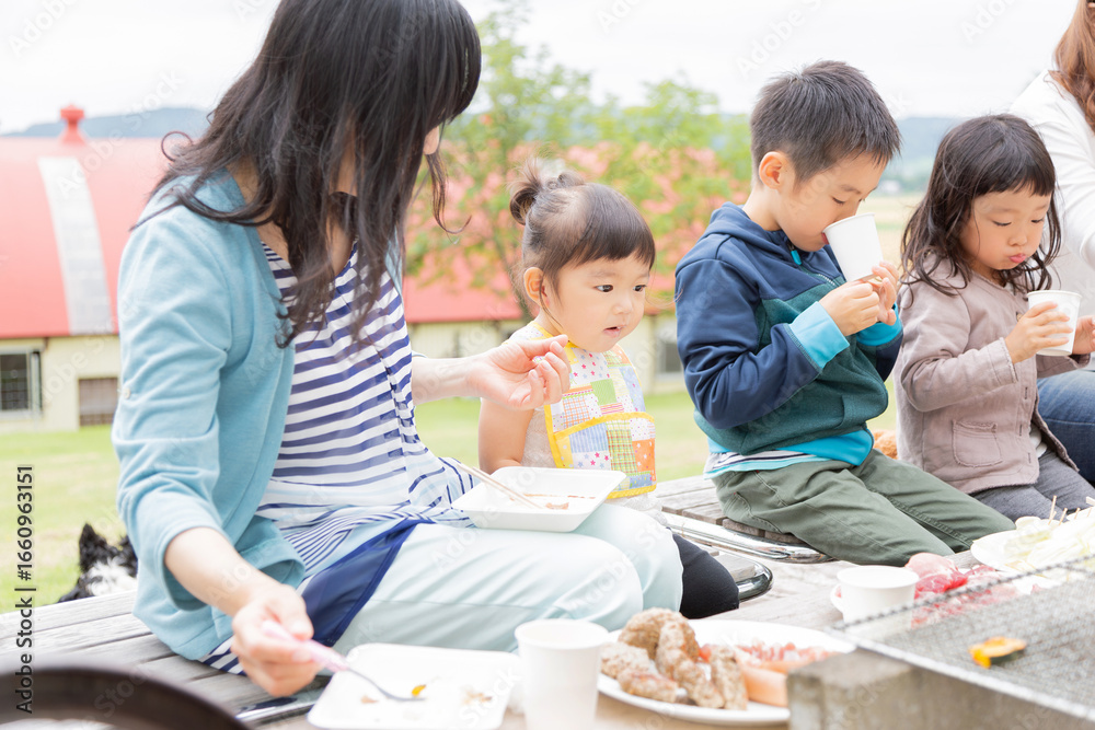 家族でBBQ
家族でBBQ