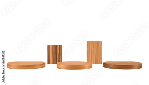 Wooden Display Platforms for Product Presentation