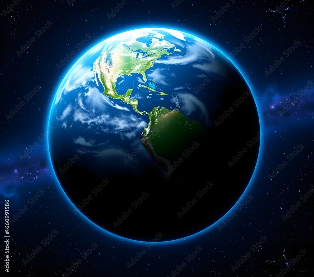 Fototapeta premium earth in space