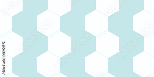 Abstract healthy and medical background. Technology and science wallpaper template with hexagonal shape. Soft blue color medical banner template with space for text. Business vector illustration.