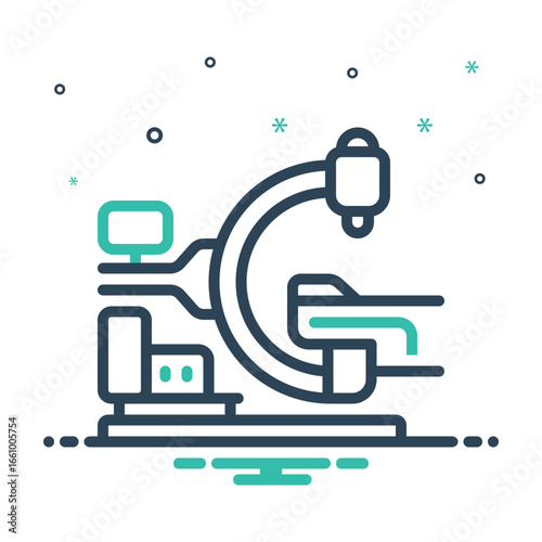 Mix icon for fluorography
