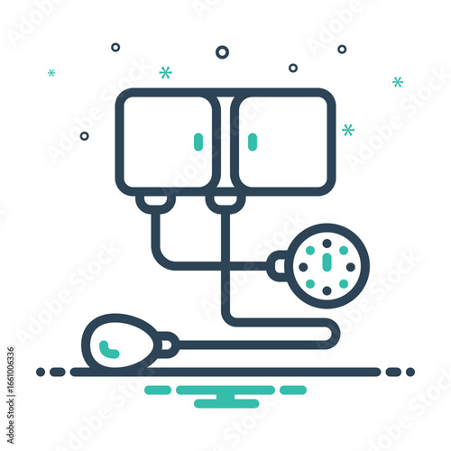 Mix icon for pressure measurement