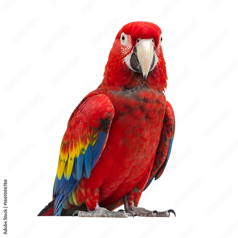 Obraz premium Scarlet Macaw: Vibrant Parrot Pictures & Detailed Information