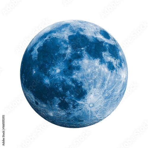 Blue planet earth isolated on transparent background