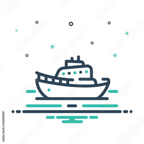 Mix icon for boat