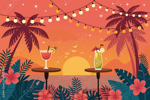 Crisp Summer Party With Bold Premium Digital Asset