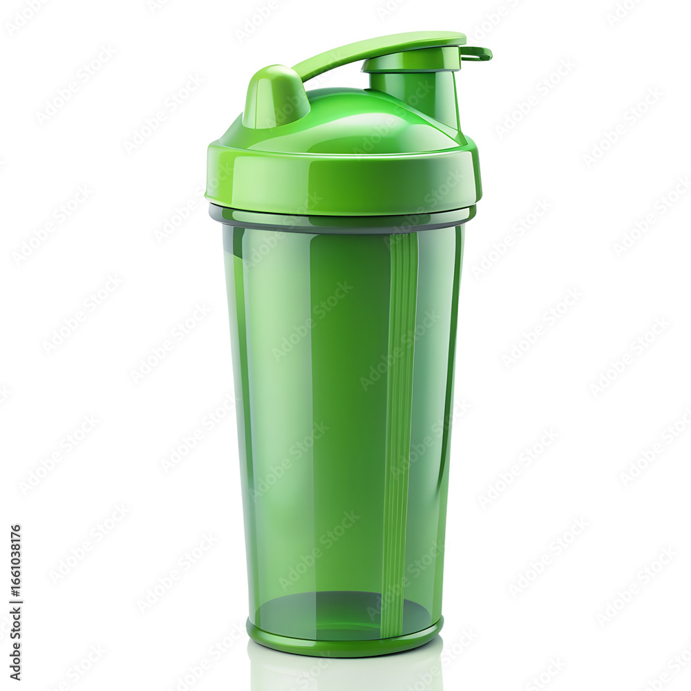 Obraz premium green plastic bottle