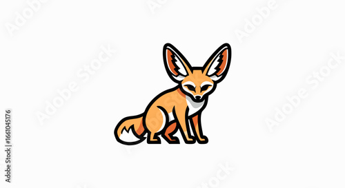 Fennec fox illustration