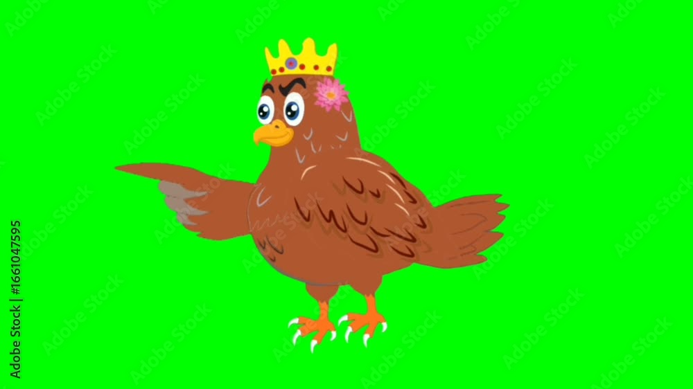 Eagle talking on a green screen background, perfect for compositing, animation, and creative projects requiring customizable footage of a bird in motion. Eagle talking on a green screen background, perfect for compositing, animation, and creative projects requiring customizable footage of a bird in motion.