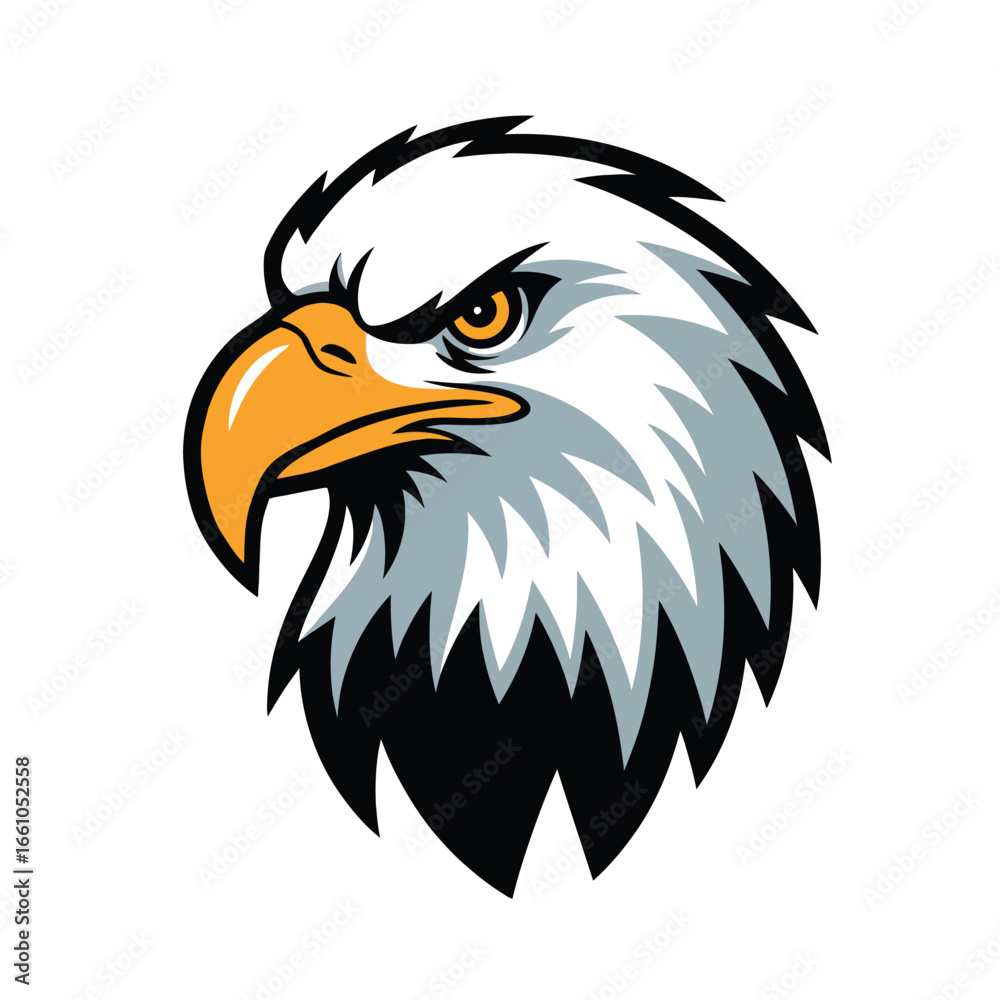 Obraz premium Stylized bird illustration with vibrant color palette