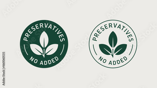 No Added Preservatives Label for Natural and Organic Products