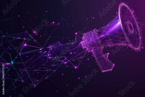 Digital Megaphone Announcement Network Promotion