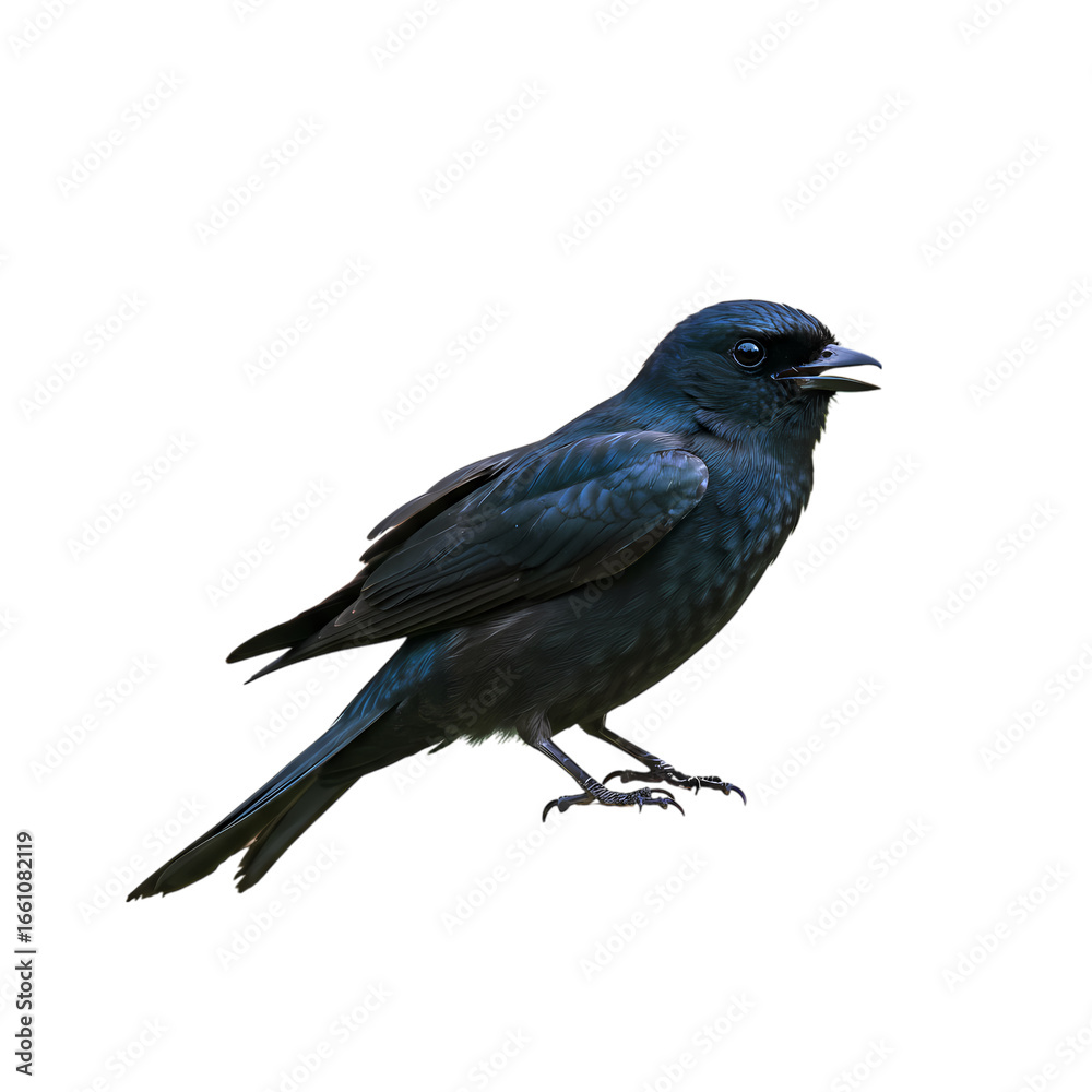 Fototapeta premium Blackbird: Stunning Avian Photography - Detailed Bird Pictures