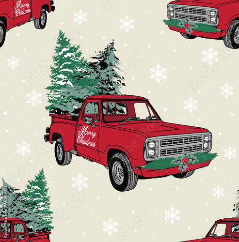 New Christmas tree truck delivery seamless season 2026