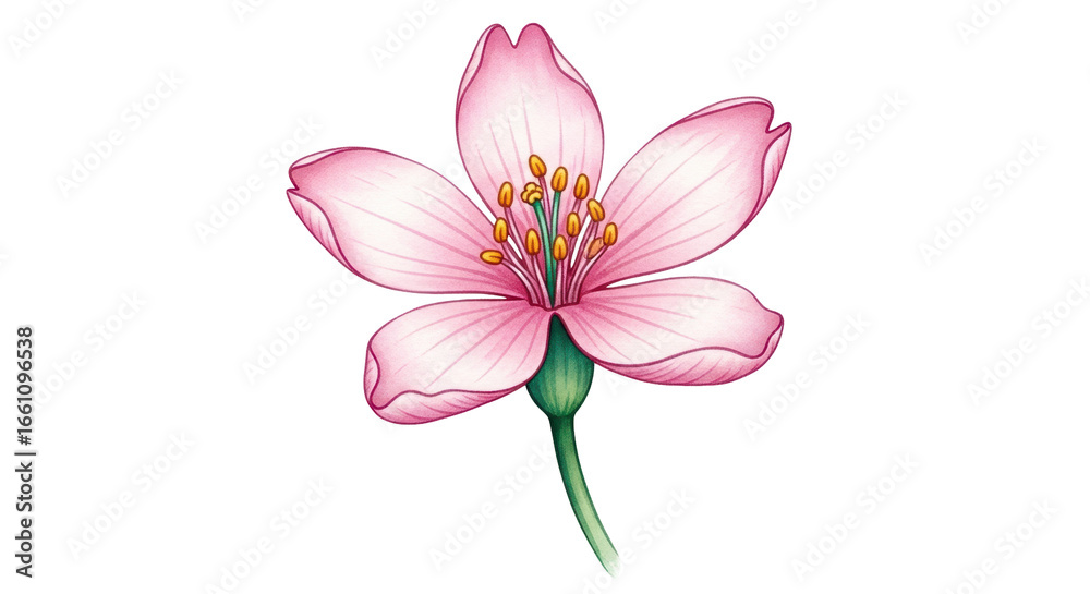 Fototapeta premium Isolated Pink Blossom