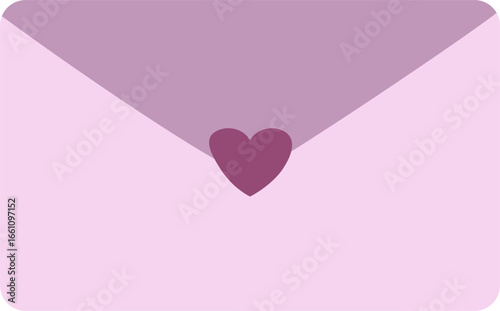 pink and purple envelope