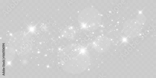 	
Light sparkle glitter shine glow with transparent glittering light effects, sparkling stars, white bokeh, and shiny glow on a checkered background, perfect for Christmas themes.	
