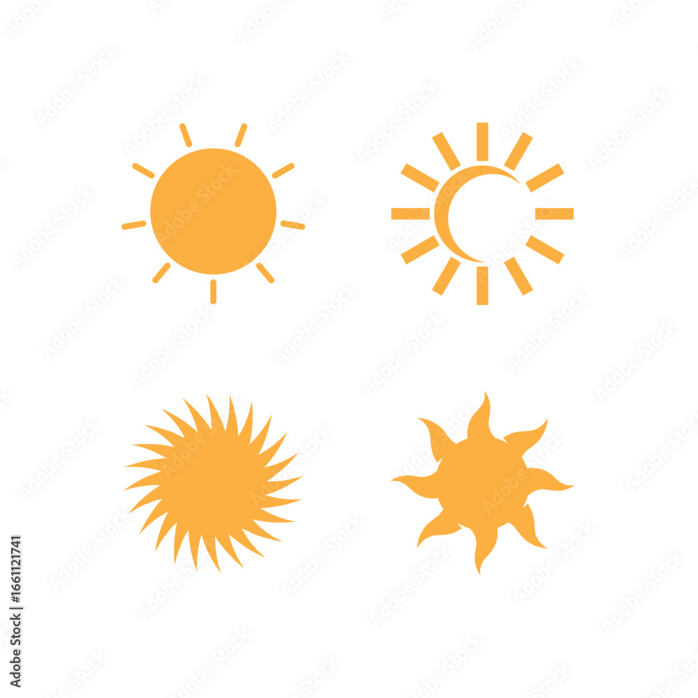 Fototapeta premium sun ilustration design