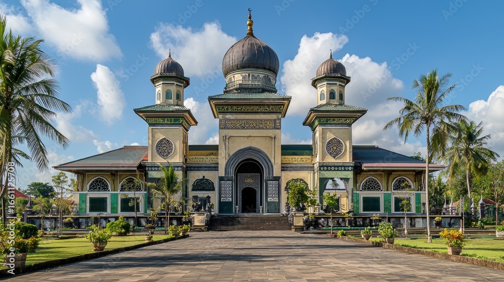 Fototapeta premium The Magelang Great Mosque (Mesjid Agung Magelang),