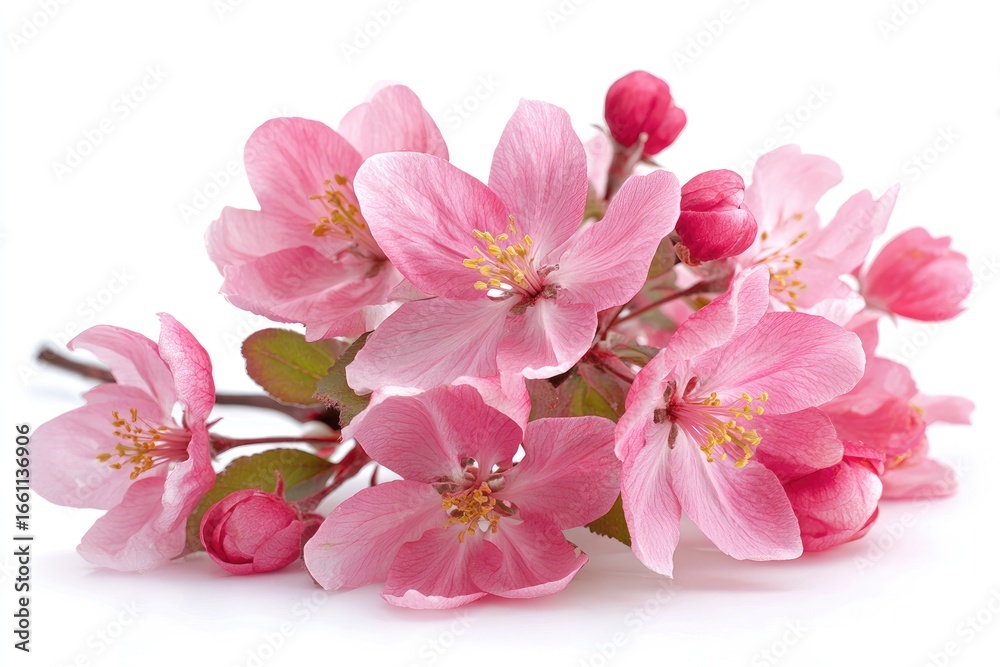 Fototapeta premium Delicate cluster of pale pink blossoms