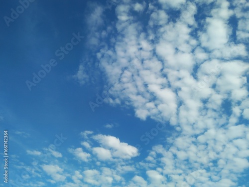 blue sky with clouds