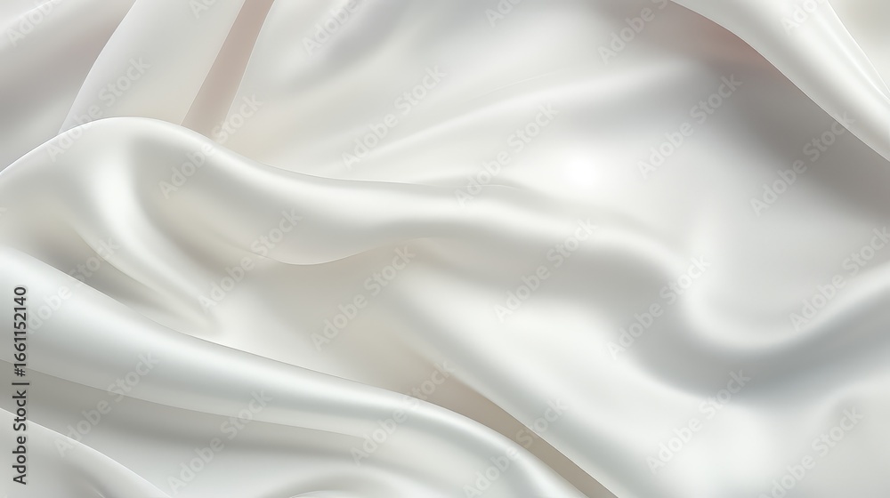 Obraz premium White Silk Background