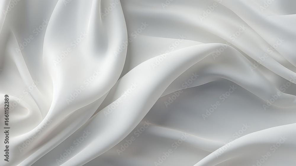 Fototapeta premium White Silk Background