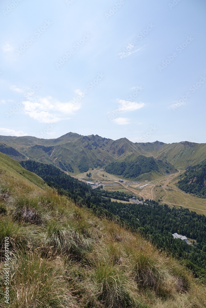 Landschaft bei Mont-Dore im Zentralmassiv