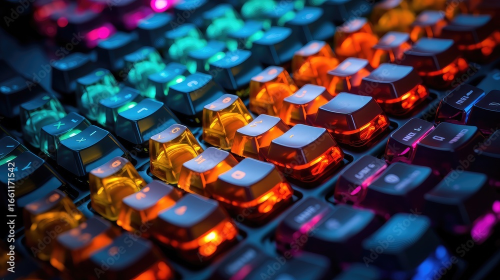 Obraz premium Colorful Button Background