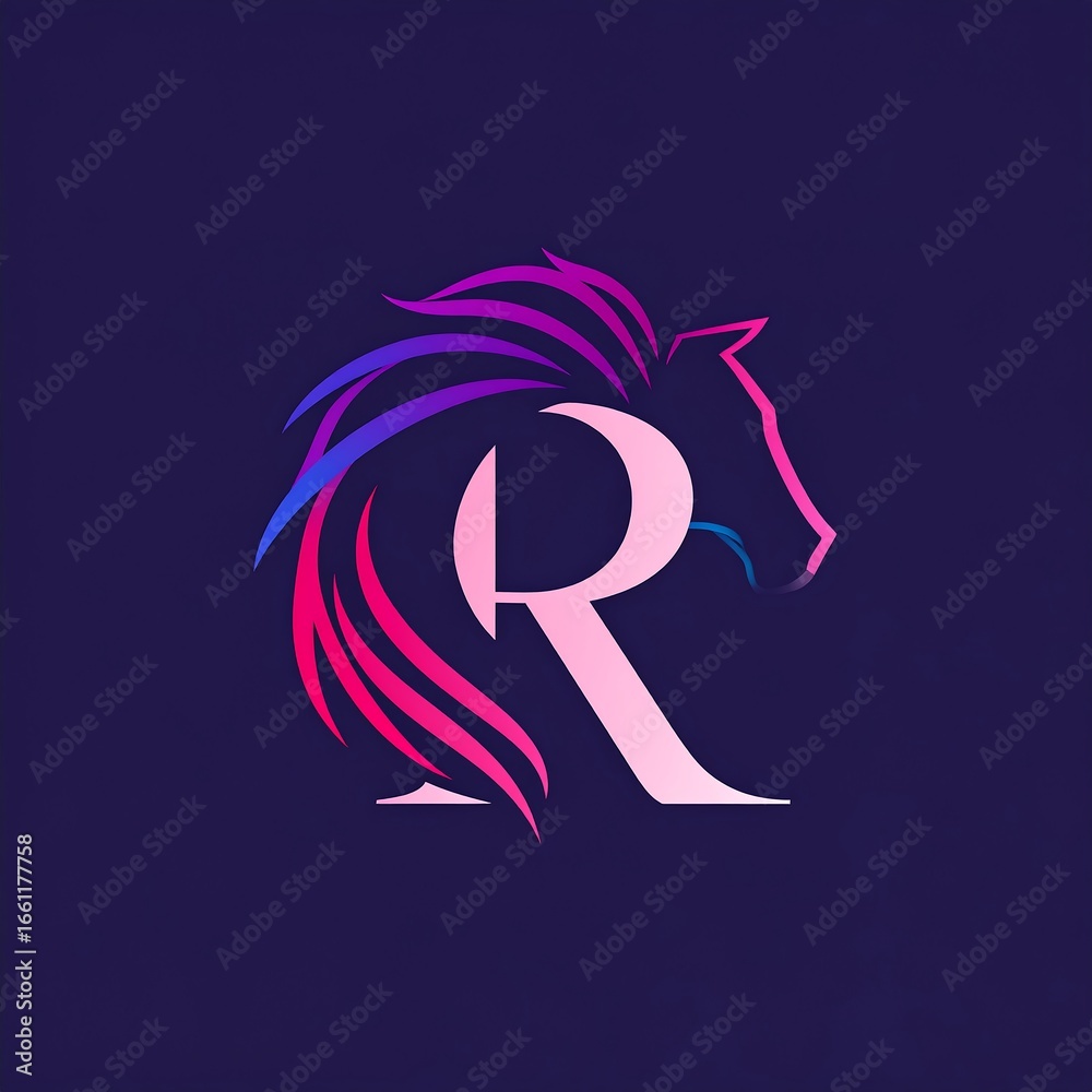 Fototapeta premium Horse head logo