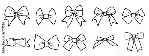 Hair Ribbon vector illustration
