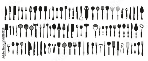 Set of Cutlery vector