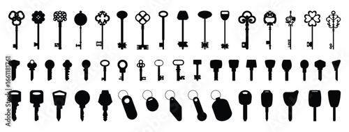 Set of Keys vector