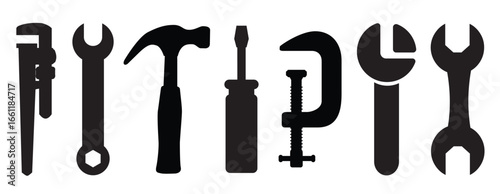 Vector tools icon set 