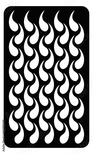 Garden Screens with water drop ornaments