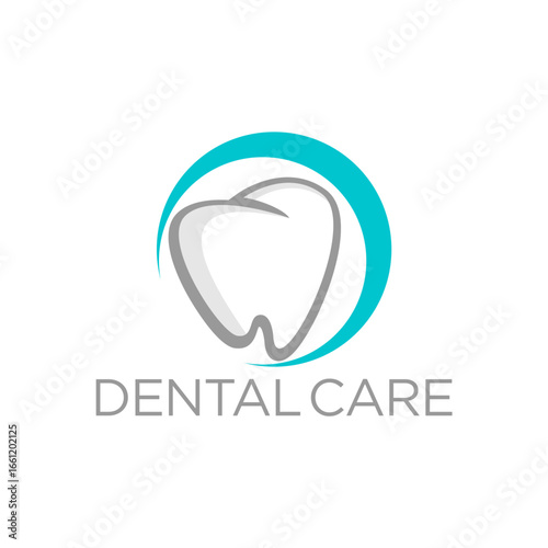 Dent Dentist Dental Care Clinic Logo Template Vector