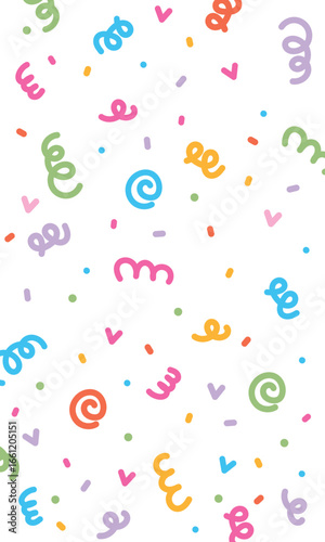 fondo verical moderno con formas de colores 