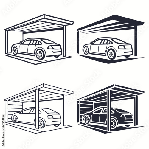 Modern Carports A Selection of Contemporary Vehicle Shelters