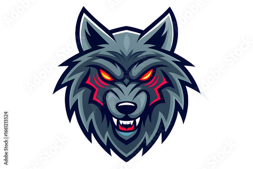 Wallpaper Mural wolf tribal tattoo Torontodigital.ca