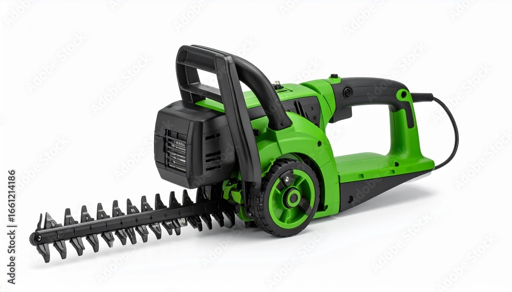 Fototapeta premium Chain Saw with White Background